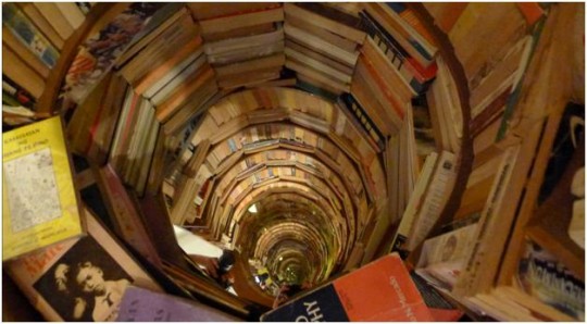 Briccio Santos, Philippines, Heritage Tunnel, 2009, books, wood, mirrors, 244 cm