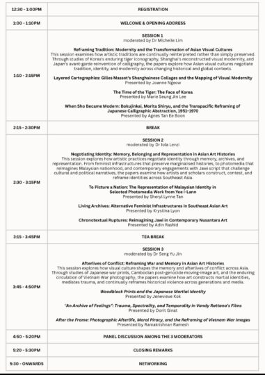 Reframing Narratives : Asian Art Histories Conference 2026